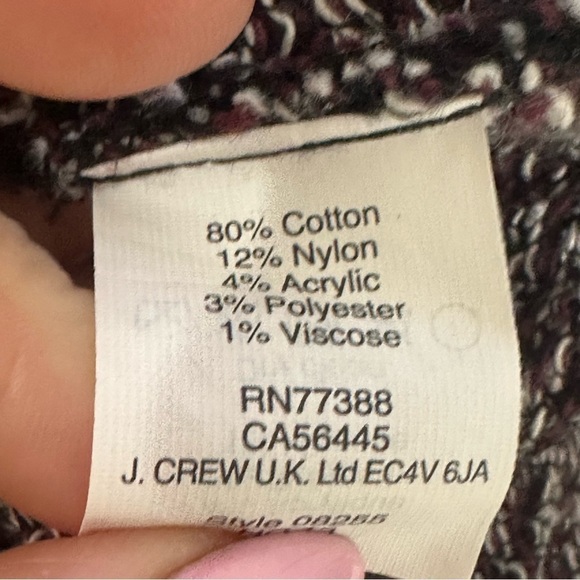 Madewell Terrace Twill Dress Burgandy Knit Sleeveless V neck - Picture 7 of 7